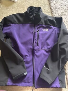 The North Face Women's Purple and Black Softshell Utility Jacket